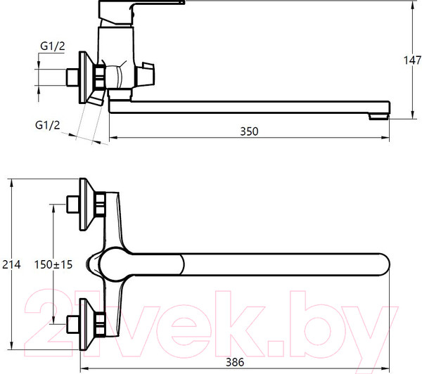 Изображение товара Смеситель Voda Drop DP31