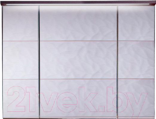 Изображение товара Шкаф с зеркалом для ванной Бриклаер Кристалл 95 (софт графит)