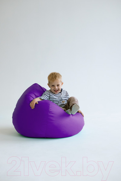 Изображение товара Бескаркасное кресло Kreslomeshki Классик Kinder / 5KO-80x70FI (фиалка)