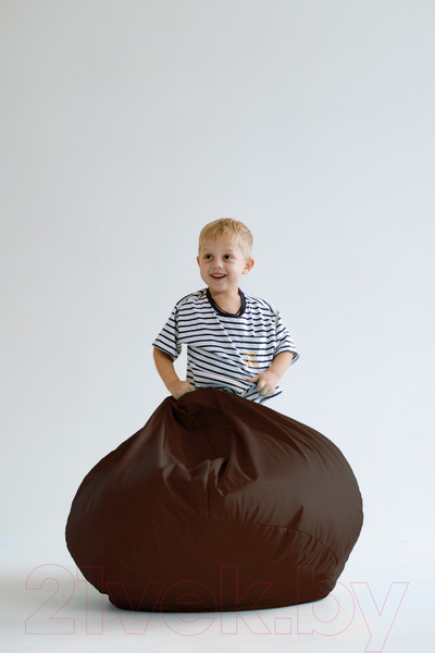 Изображение товара Бескаркасное кресло Kreslomeshki Классик Kinder / 5KO-80x70SH (шоколад)