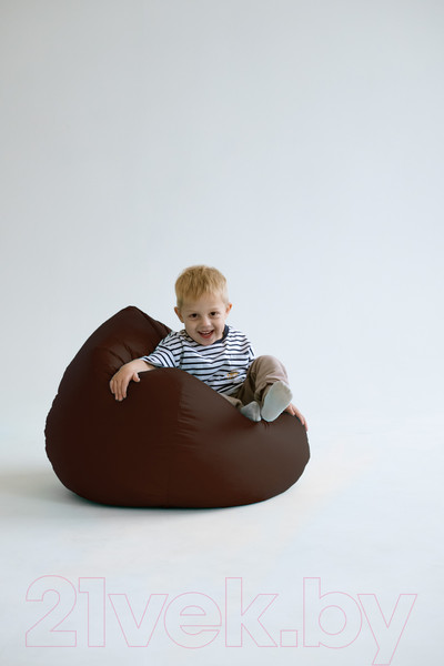 Изображение товара Бескаркасное кресло Kreslomeshki Классик Kinder / 5KO-80x70SH (шоколад)