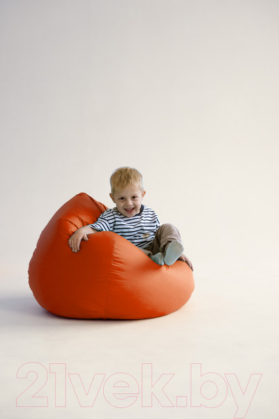 Изображение товара Бескаркасное кресло Kreslomeshki Классик Kinder / 5KO-80x70A (апельсин)