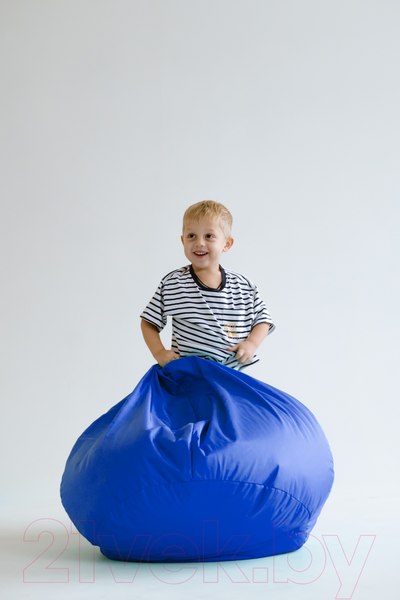Изображение товара Бескаркасное кресло Kreslomeshki Классик Kinder / 5KO-80x70SI (синий)