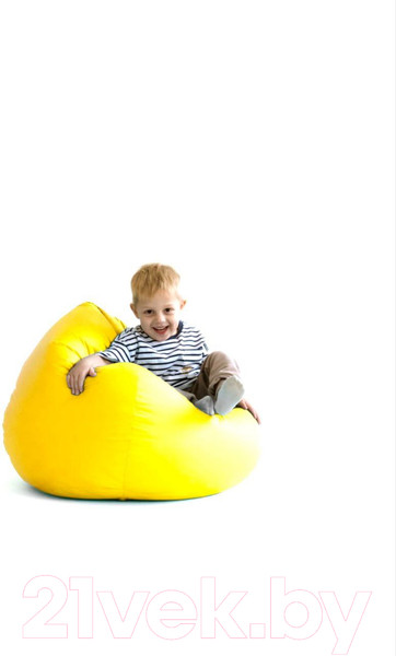 Изображение товара Бескаркасное кресло Kreslomeshki Классик Kinder / 5KO-80x70ZH (желтый)