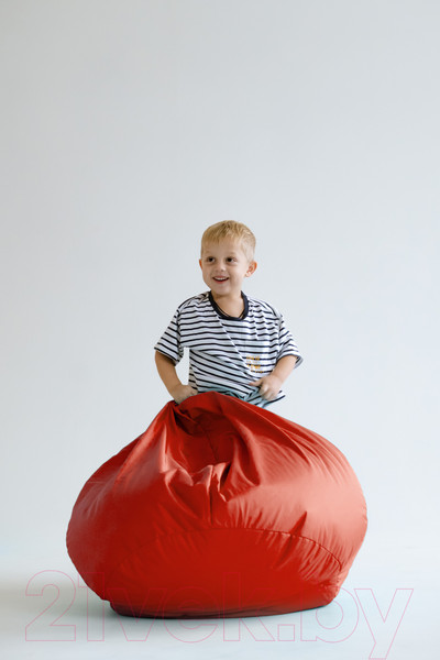 Изображение товара Бескаркасное кресло Kreslomeshki Классик Kinder / 5KO-80x70K (красный)