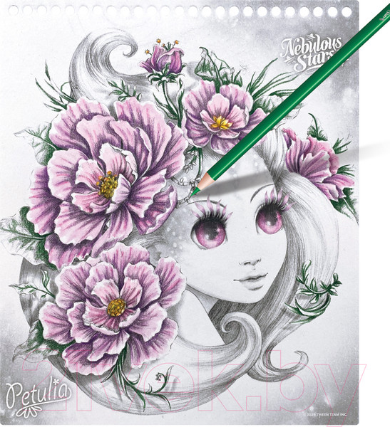 Изображение товара Набор для творчества Nebulous Stars Estrelia. Раскраска для девочек / 11133_NSDA