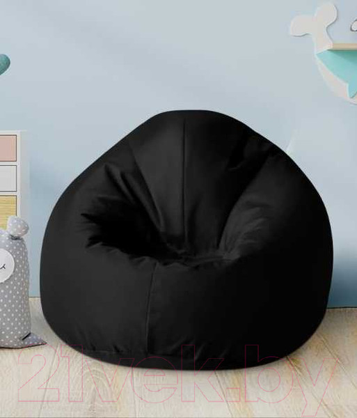 Изображение товара Бескаркасное кресло Kreslomeshki Классик Kinder / 5KO-80x70CH (черный)