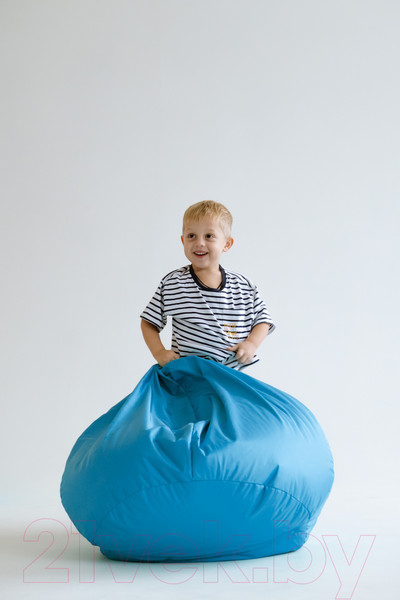 Изображение товара Бескаркасное кресло Kreslomeshki Классик Kinder / 5KO-80x70N (небесный)