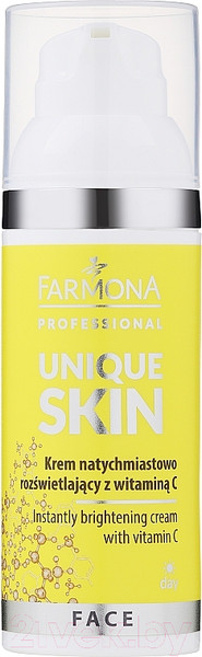 Изображение товара Крем для лица Farmona Professional Unique Skin Выравнивающий тон кожи с витамином С (50мл)