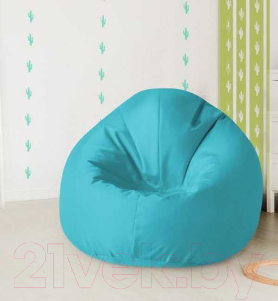 Изображение товара Бескаркасное кресло Kreslomeshki Классик Kinder / 5KO-80x70BI (бирюза)