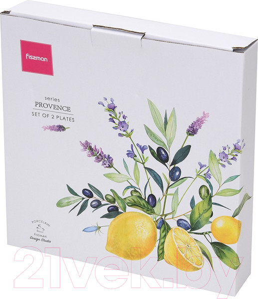 Изображение товара Набор тарелок Fissman Provence / 13619 (2шт)