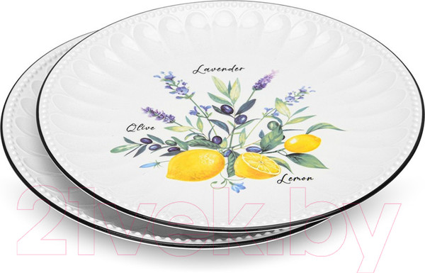 Изображение товара Набор тарелок Fissman Provence / 13619 (2шт)