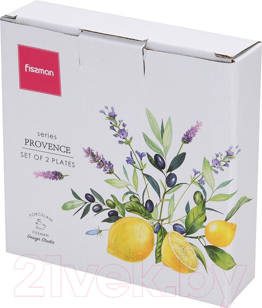 Изображение товара Набор тарелок Fissman Provence / 13621 (2шт)