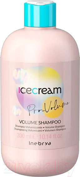 Изображение товара Шампунь для волос Inebrya Icecream Pro-Volume Для объема тонких и ослабленных волос (300мл)