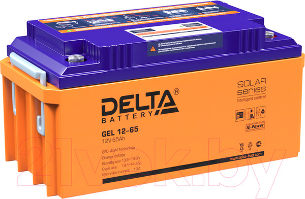 Изображение товара Аккумуляторная батарея DELTA GEL 12-65