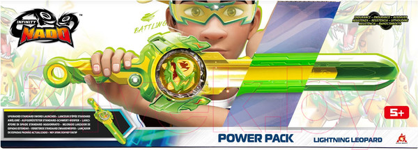 Изображение товара Игрушка детская Infinity Nado Волчок. Эпик Лончер Пауэр Light. Leopard / 41743