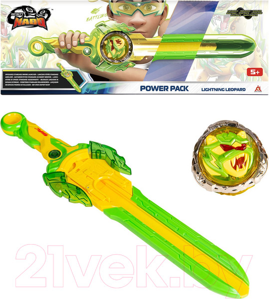 Изображение товара Игрушка детская Infinity Nado Волчок. Эпик Лончер Пауэр Light. Leopard / 41743
