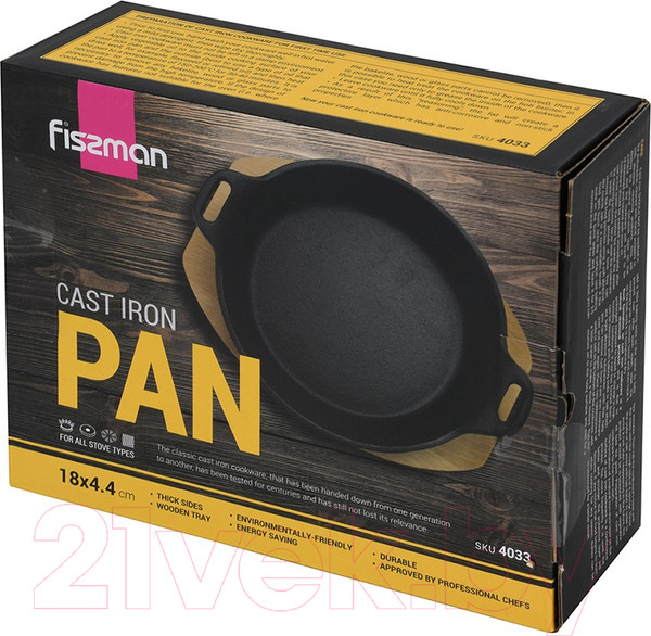 Изображение товара Сковорода Fissman 4033 (с подставкой)