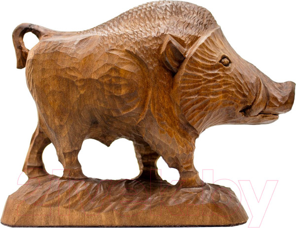 Изображение товара Статуэтка Брестская Фабрика Сувениров Кабан / boar_bn (коричневый)