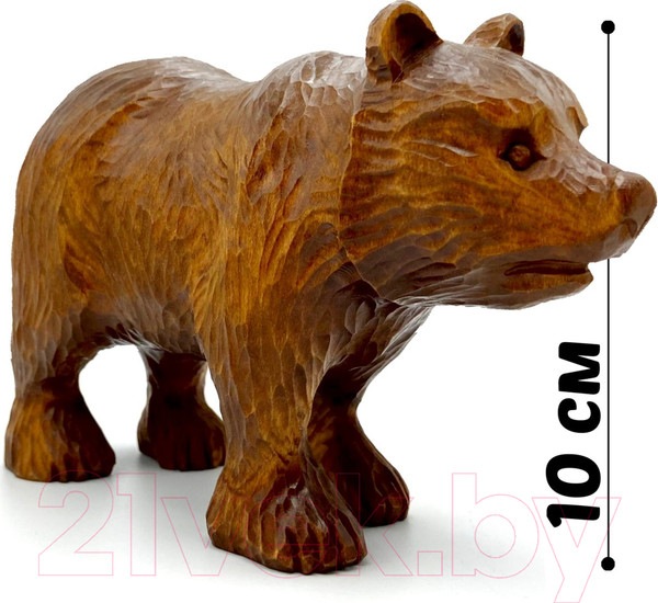 Изображение товара Статуэтка Брестская Фабрика Сувениров Медведь / r_bear (коричневый)