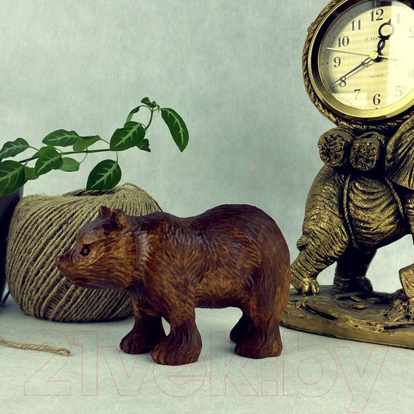 Изображение товара Статуэтка Брестская Фабрика Сувениров Медведь / r_bear (коричневый)
