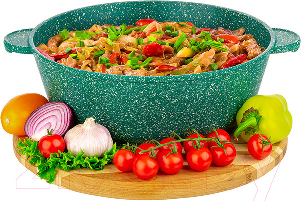 Изображение товара Жаровня Elan Gallery Гармония вкуса / 120599 (изумруд)