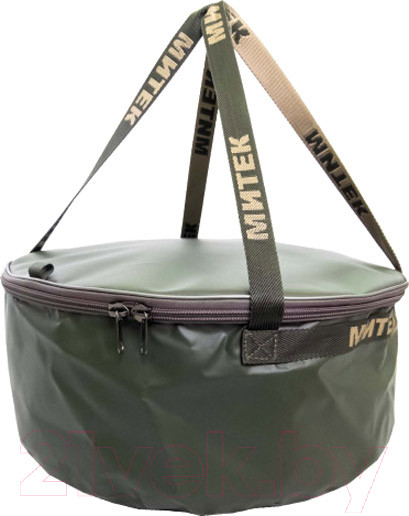 Изображение товара Ведро рыболовное Митек С крышкой H-40см (хаки)