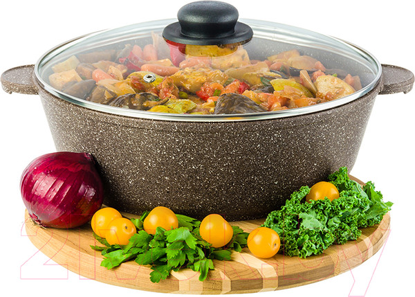 Изображение товара Жаровня Elan Gallery Гармония вкуса / 120326 (коричневый опал)