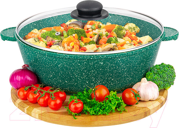 Изображение товара Жаровня Elan Gallery Гармония вкуса / 120601 (изумруд)