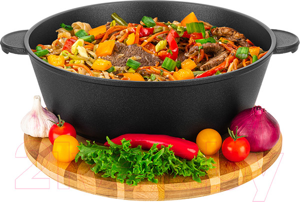 Изображение товара Жаровня Elan Gallery Гармония вкуса / 120655 (черный оникс)