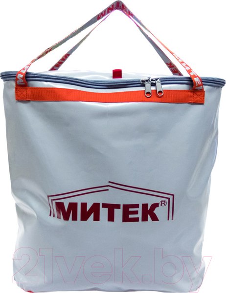 Изображение товара Сумка рыболовная Митек С крышкой овал 50х20х50 (серый)