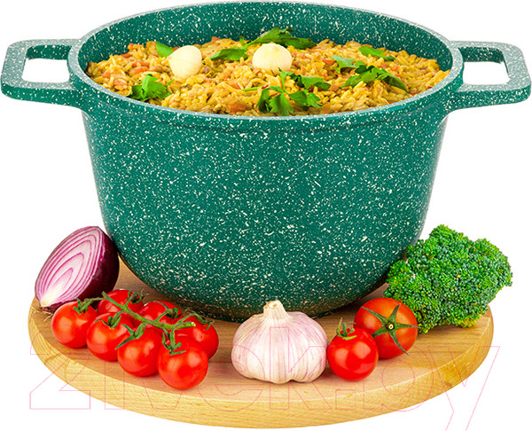 Изображение товара Казан Elan Gallery Гармония вкуса / 120605 (изумруд)