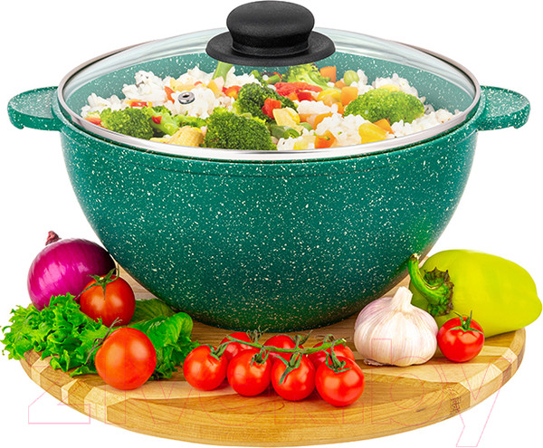 Изображение товара Казан Elan Gallery Гармония вкуса / 120607 (изумруд)