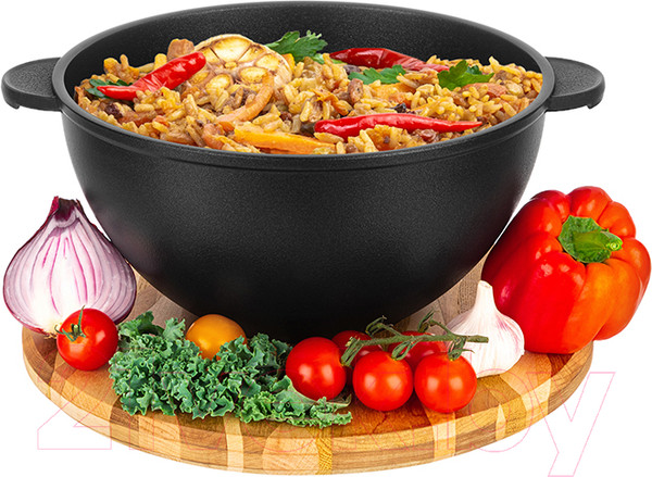 Изображение товара Казан Elan Gallery Гармония вкуса / 120661 (черный оникс)