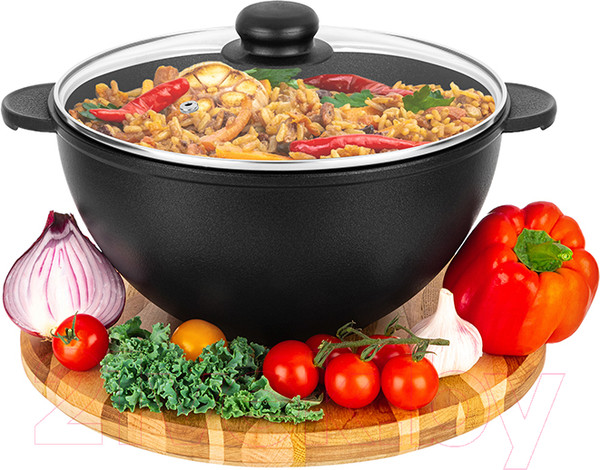 Изображение товара Казан Elan Gallery Гармония вкуса / 120661 (черный оникс)