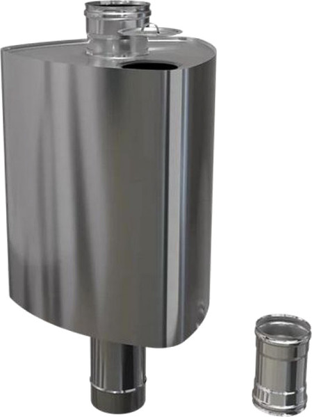 Изображение товара Бак на трубе Ferrum Каспий треугольный Ф115 (AISI 201/1.0) / f0724