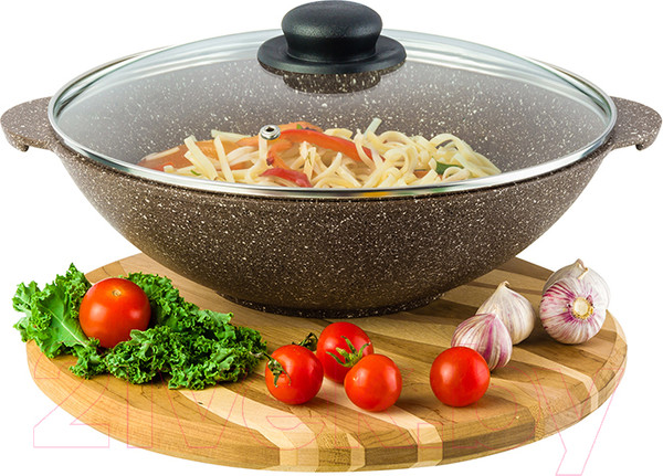 Изображение товара Вок Elan Gallery Гармония вкуса / 120336 (коричневый опал)