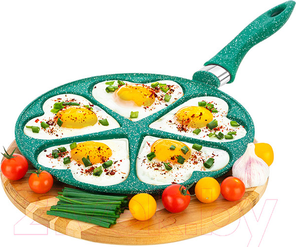 Изображение товара Сковорода для оладий Elan Gallery Гармония вкуса / 121030 (изумруд)