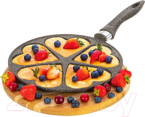 Изображение товара Сковорода для оладий Elan Gallery Гармония вкуса / 121032 (коричневый опал)
