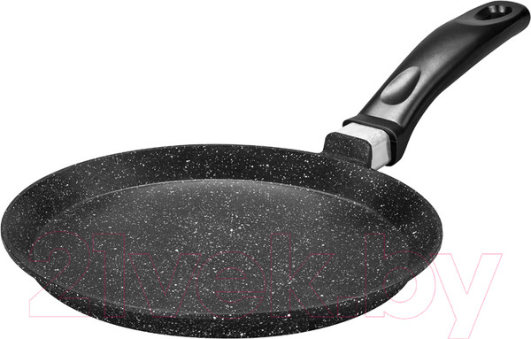 Изображение товара Блинная сковорода Elan Gallery Гармония вкуса / 120254 (черный мрамор)