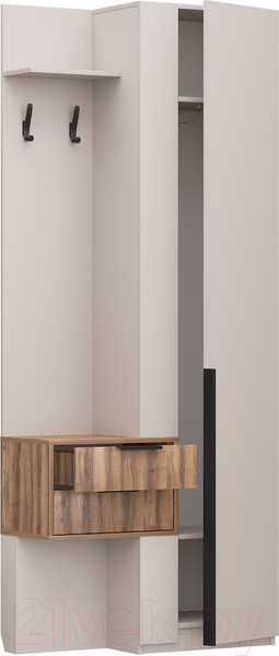 Изображение товара Секция в прихожую Аквилон Чарли №5 (кашемир/авелано)