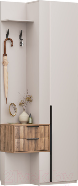 Изображение товара Секция в прихожую Аквилон Чарли №5 (кашемир/авелано)