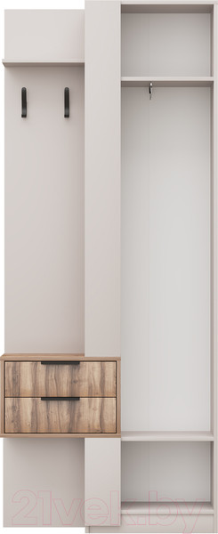 Изображение товара Секция в прихожую Аквилон Чарли №5 (кашемир/авелано)