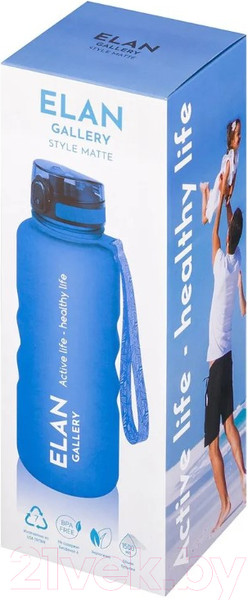 Изображение товара Бутылка для воды Elan Gallery Style Matte / 280155 (небесный)