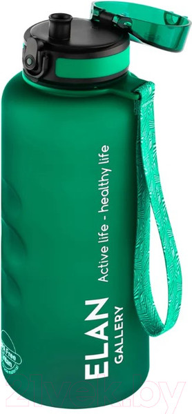 Изображение товара Бутылка для воды Elan Gallery Style Matte / 280156 (темно-зеленый)