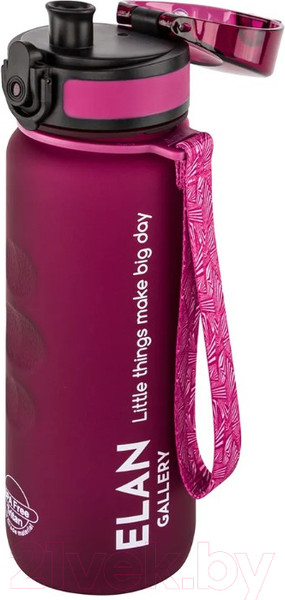 Изображение товара Бутылка для воды Elan Gallery Style Matte / 280132 (бургундия)