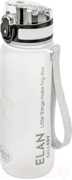 Изображение товара Бутылка для воды Elan Gallery Style Matte / 280134 (белый)