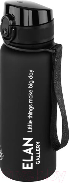 Изображение товара Бутылка для воды Elan Gallery Style Matte / 280136 (черный)