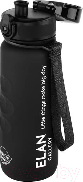 Изображение товара Бутылка для воды Elan Gallery Style Matte / 280136 (черный)