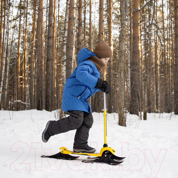 Изображение товара Самокат-снегокат Graffiti 2 в 1. Вперед / 9105555